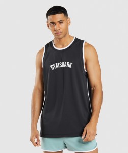 Gymshark Apex Perú Tienda Online - Camiseta Tirantes Hombre Negras